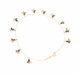 Professional 925 Sterling Silver Butterfly Anklet