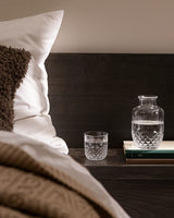 High-Quality Clear Glass Bedside Carafe - Elegant Audrey Design