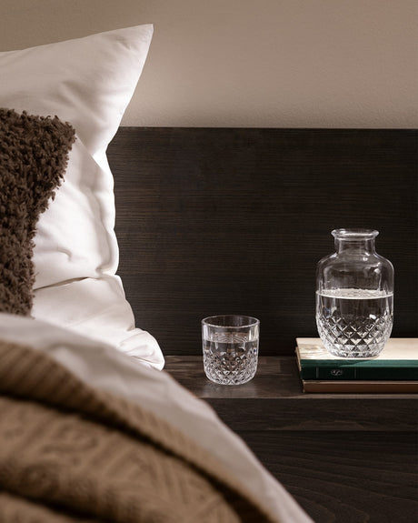High-Quality Clear Glass Bedside Carafe - Elegant Audrey Design