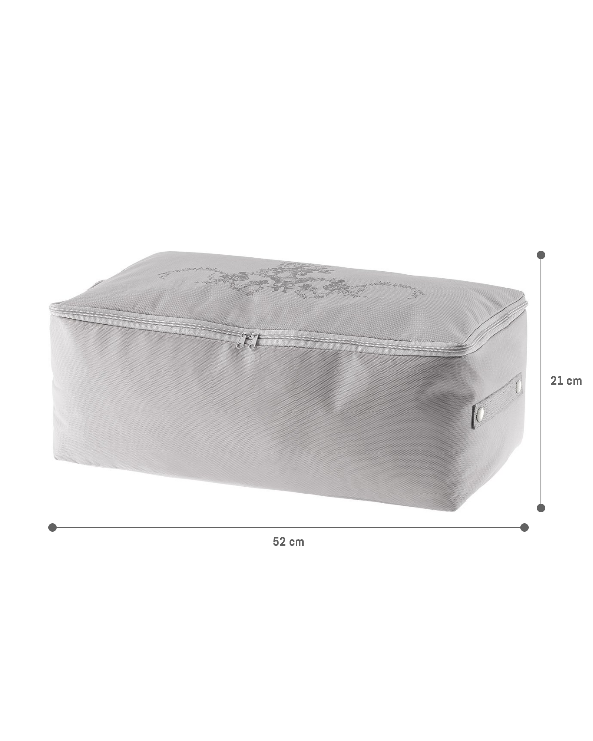 Polypropylene Storage Box - Elegant Floral Pattern