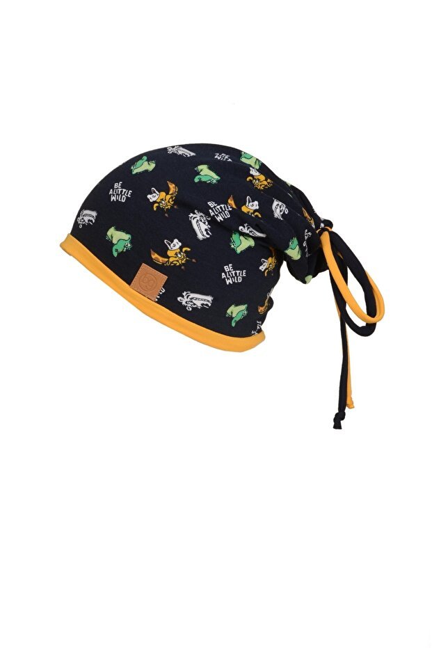 "Be A Little Wild" cotton Beanie - Double - Layered & Oeko - Tex certified - TryAladdin