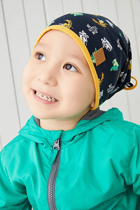"Be A Little Wild" Cotton Beanie - Double - Layered & Oeko - Tex Certified - TryAladdin