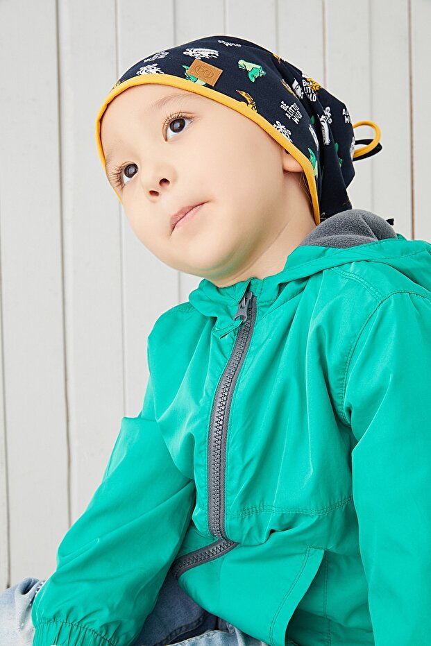 "Be A Little Wild" cotton Beanie - Double - Layered & Oeko - Tex certified - TryAladdin