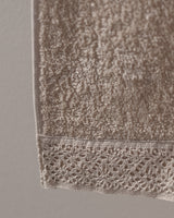 Angelique Dark Beige Face Towel - Soft & Absorbent Cotton