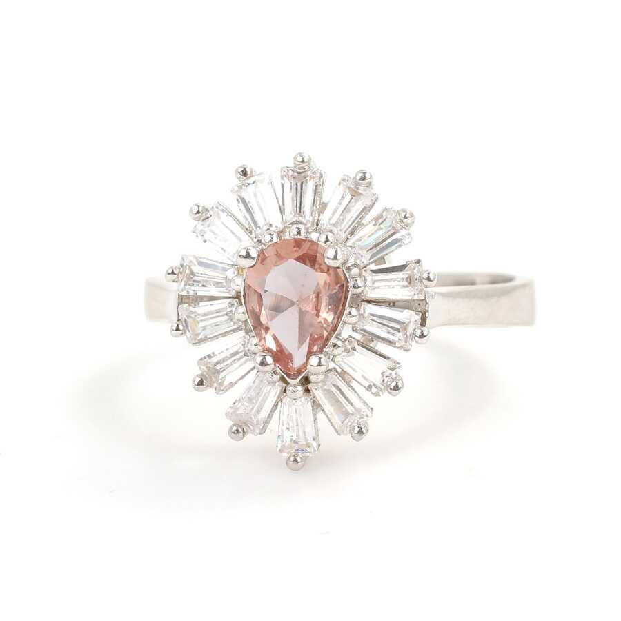 Premium Sterling Silver Zultanite Baguette Ring