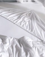 100% Cotton Jersey Knit Full/Queen Duvet Cover Set with Fitted Sheet