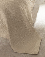 Cotton & Polyester 8-Piece Bridal Bedding Set - Elegant Beige