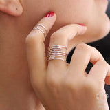 925 Sterling Silver Labyrinth Ring - Adjustable Fit