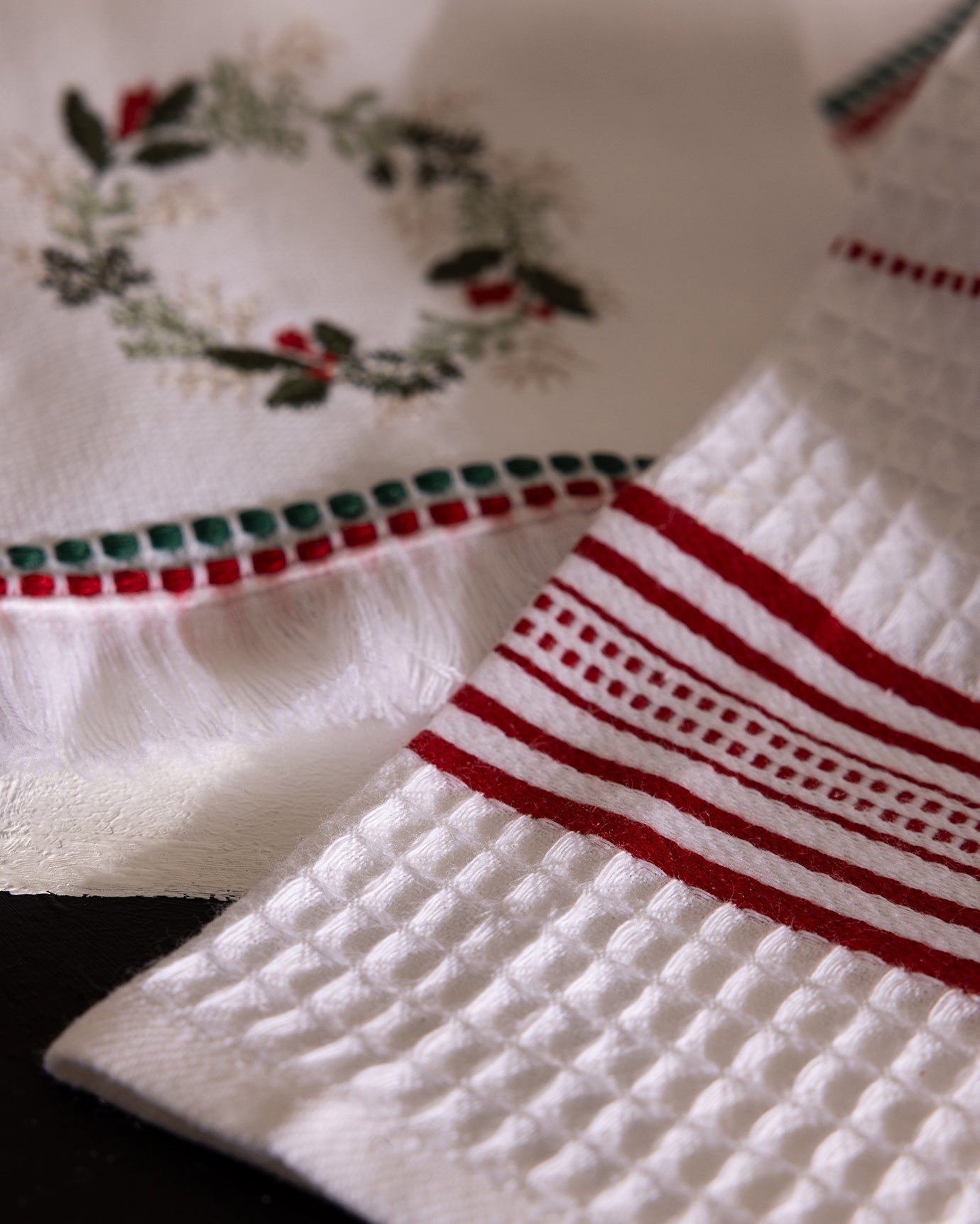 100% Turkish Cotton Kitchen Towel Set (2-Piece) - Ultra Absorbent