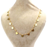 925 Sterling Silver Dainty Ball & Heart Necklace - Everyday Elegance