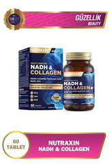 Beauty Booster NADH & Collagen Tablets - 60 Count for Skin, Hair & Nails - TryAladdin