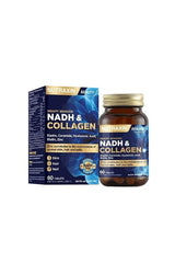 Beauty Booster NADH & Collagen Tablets - 60 Count for Skin, Hair & Nails - TryAladdin