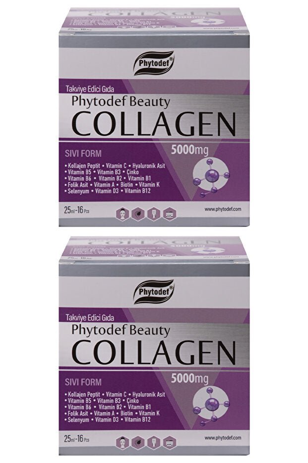 Beauty Collagen Liquid - 2x16 Vials, 5000mg for Skin & Hair - TryAladdin