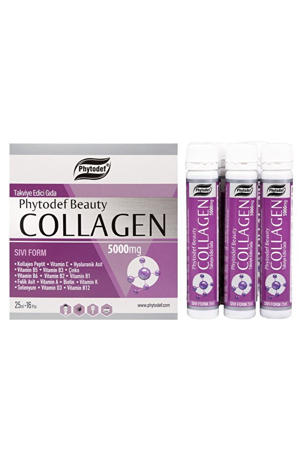 Beauty Collagen Liquid - 2x16 Vials, 5000mg for Skin & Hair - TryAladdin
