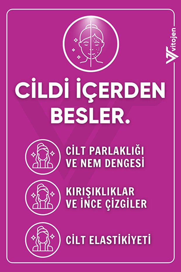 Beauty Collagen Powder - Hyaluronic Acid & Vitamin C - 180g Glass Jar - TryAladdin