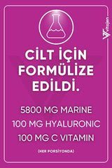 Beauty Collagen Powder - Hyaluronic Acid & Vitamin C - 180g Glass Jar - TryAladdin