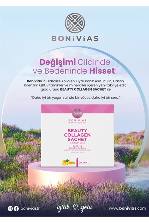 Beauty Collagen Sachets - 5000mg Hydrolyzed, 30 Count, Pineapple - TryAladdin