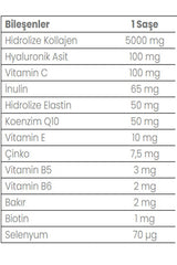 Beauty Collagen Sachets - 5000mg Hydrolyzed, 30 Count, Pineapple - TryAladdin