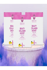 Beauty Collagen Sachets - 5000mg Hydrolyzed, 30 Count, Pineapple - TryAladdin