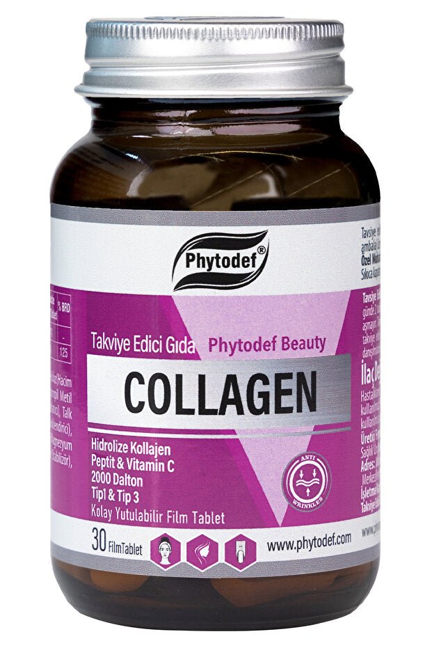 Beauty Collagen + Vitamin C (30 Tabs) & Biotin 5000mcg (60 Tabs) Set - TryAladdin