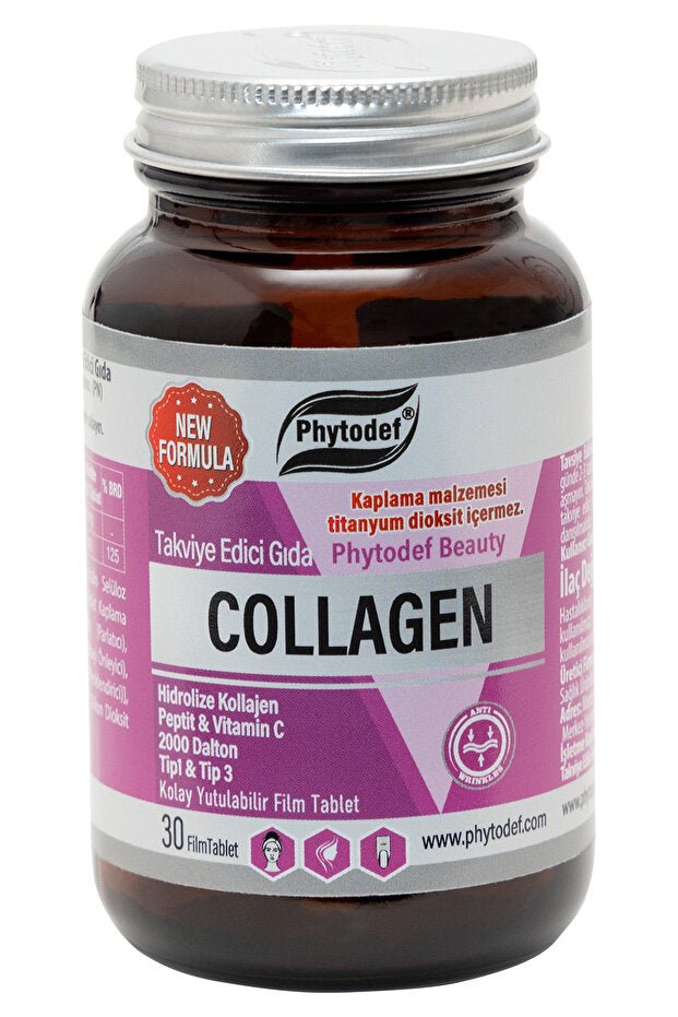 Beauty Collagen + Vitamin C Tablets - 30 Film Tablets for Skin & Joint Health - TryAladdin