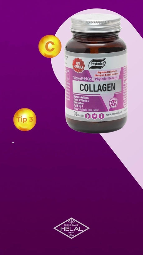 Beauty Collagen + Vitamin C Tablets - 30 Film Tablets for Skin & Joint Health - TryAladdin