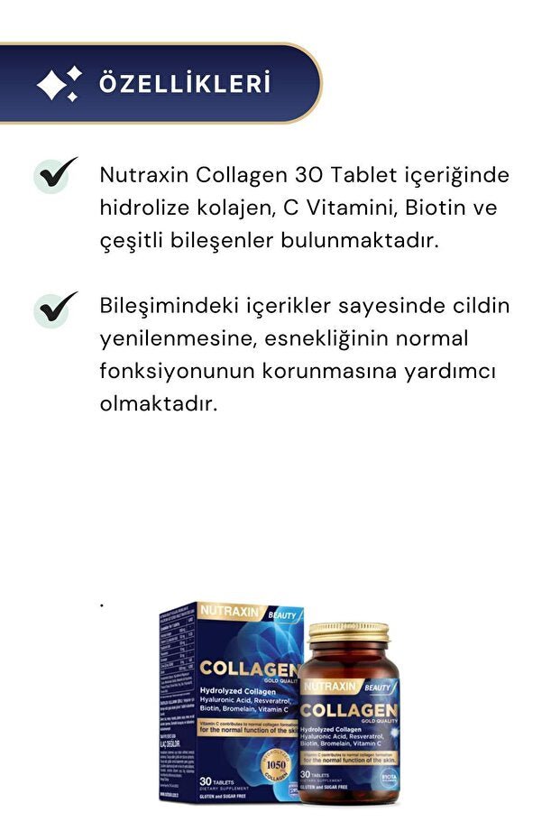 Beauty Gold Collagen Tablets - 30 Tablets x 3 Pack for Skin Health - TryAladdin
