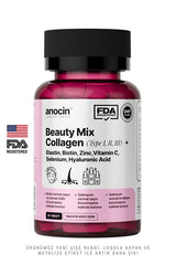 Beauty Mix Collagen - Type I,II,III + Essential Nutrients, 30 Tablets - TryAladdin