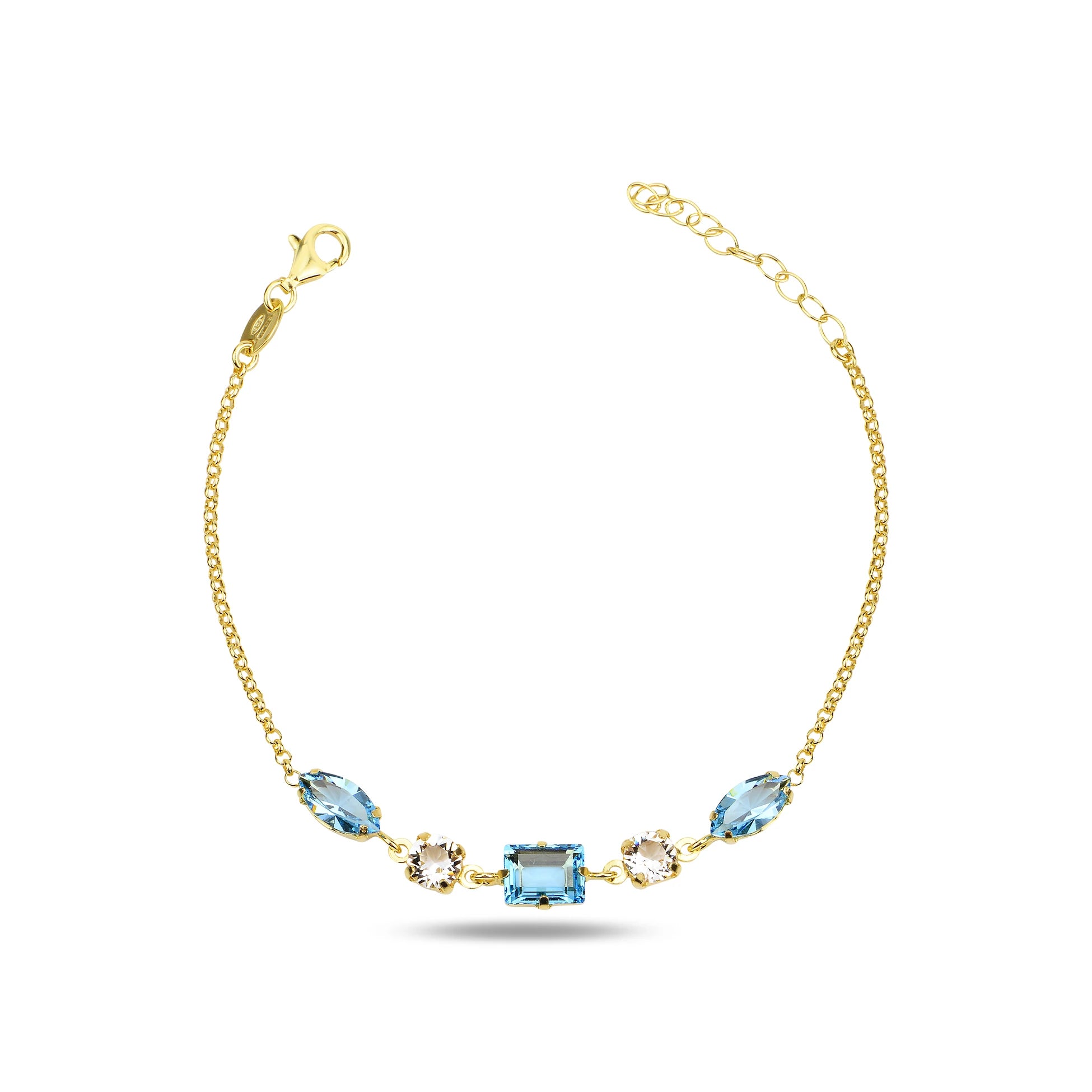 Baguette-Stein-Armband – Eleganz der zeitgenössischen Linie