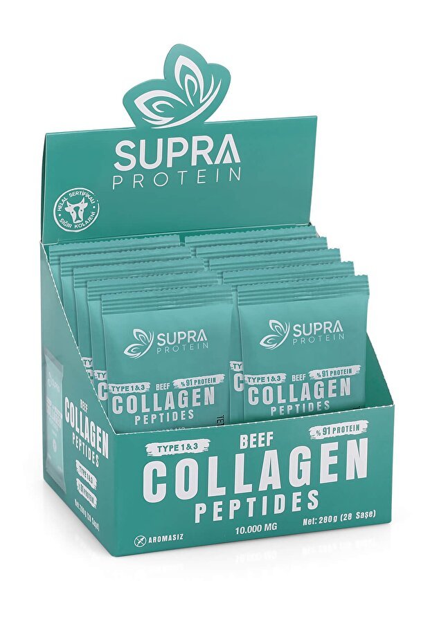 Beef Collagen Peptides - 10,000mg, 28 Sachets, Halal - TryAladdin