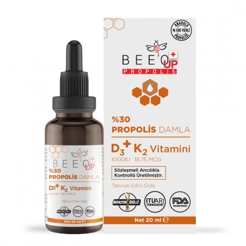 Bee'O | Propolis D3+K2 Drops