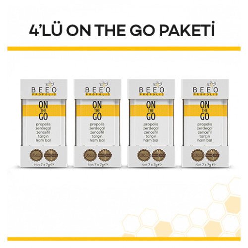 Bee'O | Propolis On The Go - Pack of 4