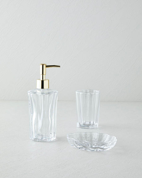 Professional-Transparent-3-Piece-Bathroom-Accessory-Set