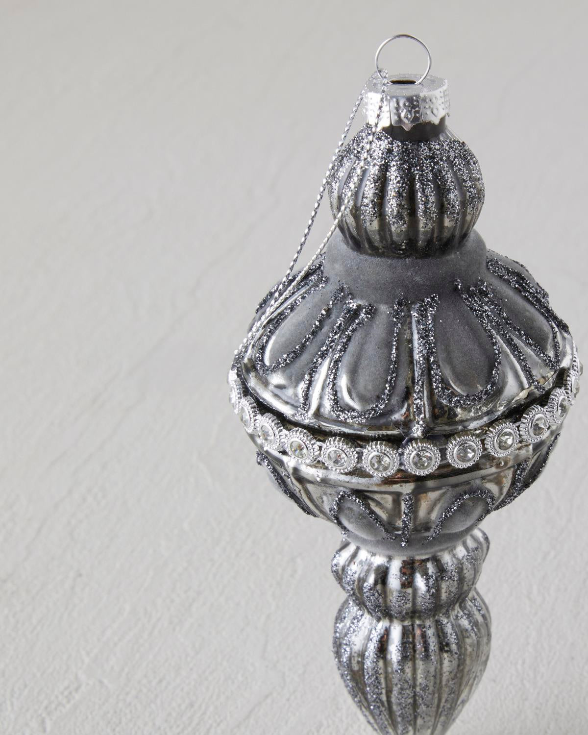 Bega Style elegant grå juletræspynt — engros