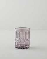 Professional Grade Glass Bathroom Accessory Set 3 Piece Plum Burgundy