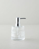 Premium 3 Piece Clear Glass Bathroom Accessory Set   Modern Design
