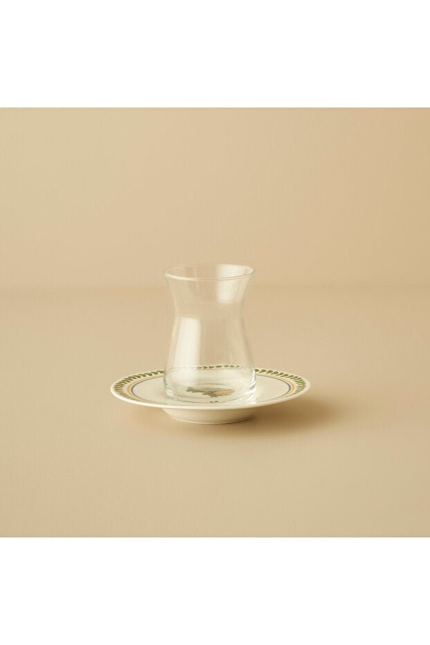 Bella Maison Lemoncello Professional Porcelain Turkish Tea Glass Set - 6 x 170ml - TryAladdin