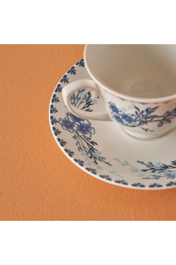 Bella Maison Premium Porcelain 2 - Piece Coffee Cup Set - Bleu Blanc Blue - 90ml - TryAladdin