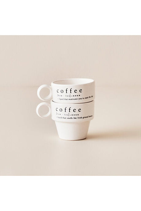 Bella Maison Professional Ceramic Espresso Cup Set - 105ml (2 - Pack) Black - TryAladdin