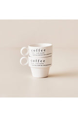 Bella Maison Professional Ceramic Espresso Cup Set - 105ml (2 - Pack) Black - TryAladdin