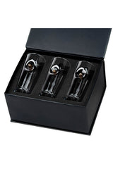 Bellore Professional Luxury Raki Glass Set - Real .308 Bullet Infused 3 - Piece Giftware - TryAladdin