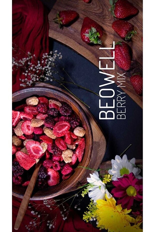 Beowell Premium Freeze Dried Berry Mix Fruit Chips - 40g - TryAladdin
