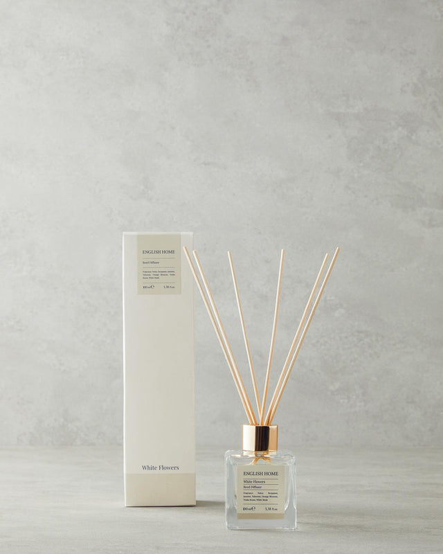 Elegant White Flowers Reed Diffuser - Premium Home Fragrance - Bulk Supply