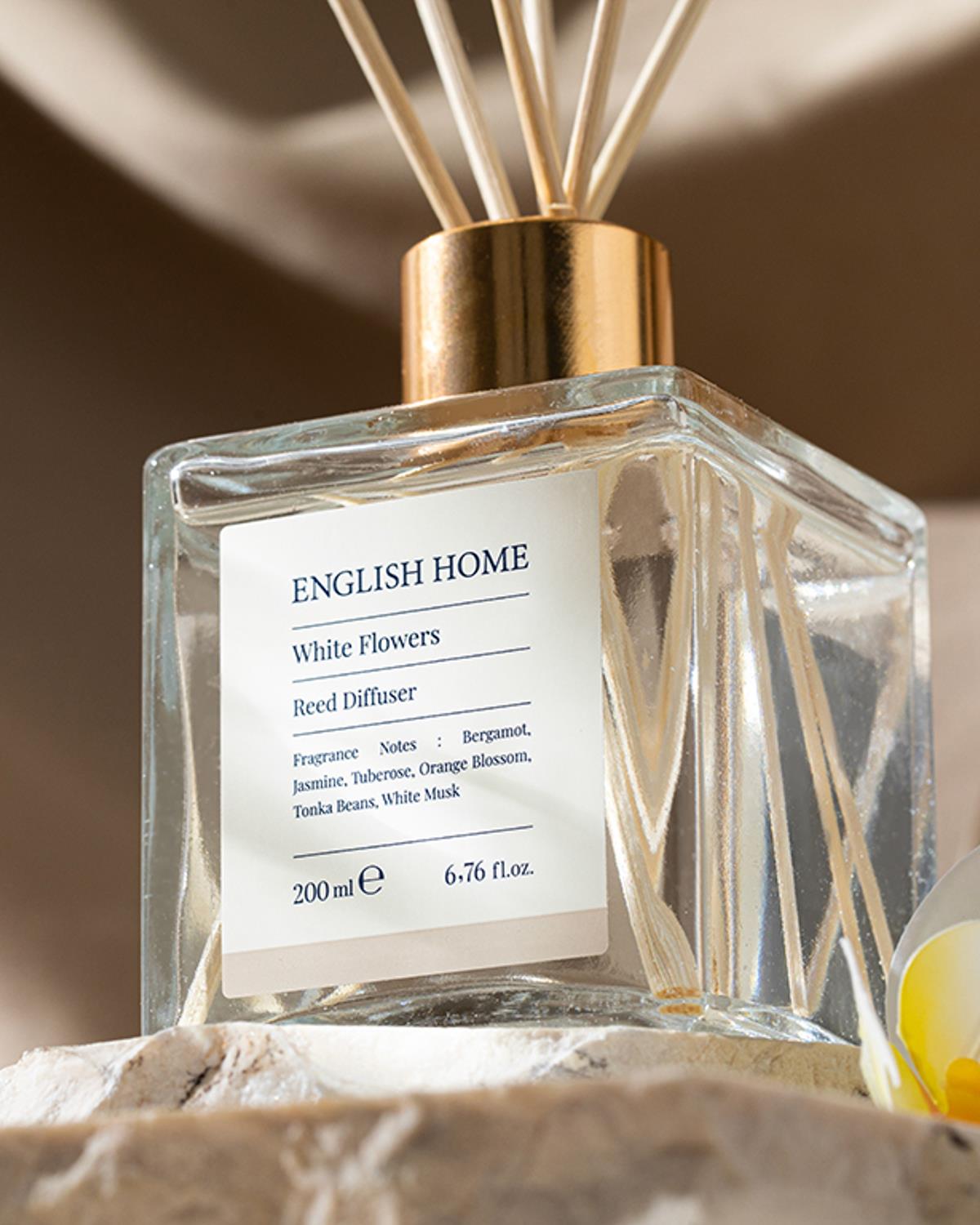 Professional White Flowers Reed Diffuser Room Fragrance