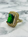 Beyoglu | 925K Silver Emerald Vintage Ring