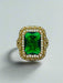 Beyoglu | 925K Silver Emerald Vintage Ring