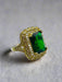 Beyoglu | 925K Silver Emerald Vintage Ring