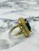 Beyoglu | 925K Silver Emerald Vintage Ring