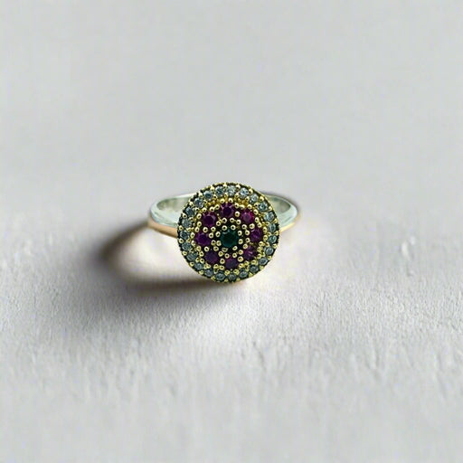 Beyoglu | 925K Silver Ruby Ottoman Ring