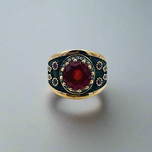 Beyoglu | 925K Silver Ruby Ottoman Ring